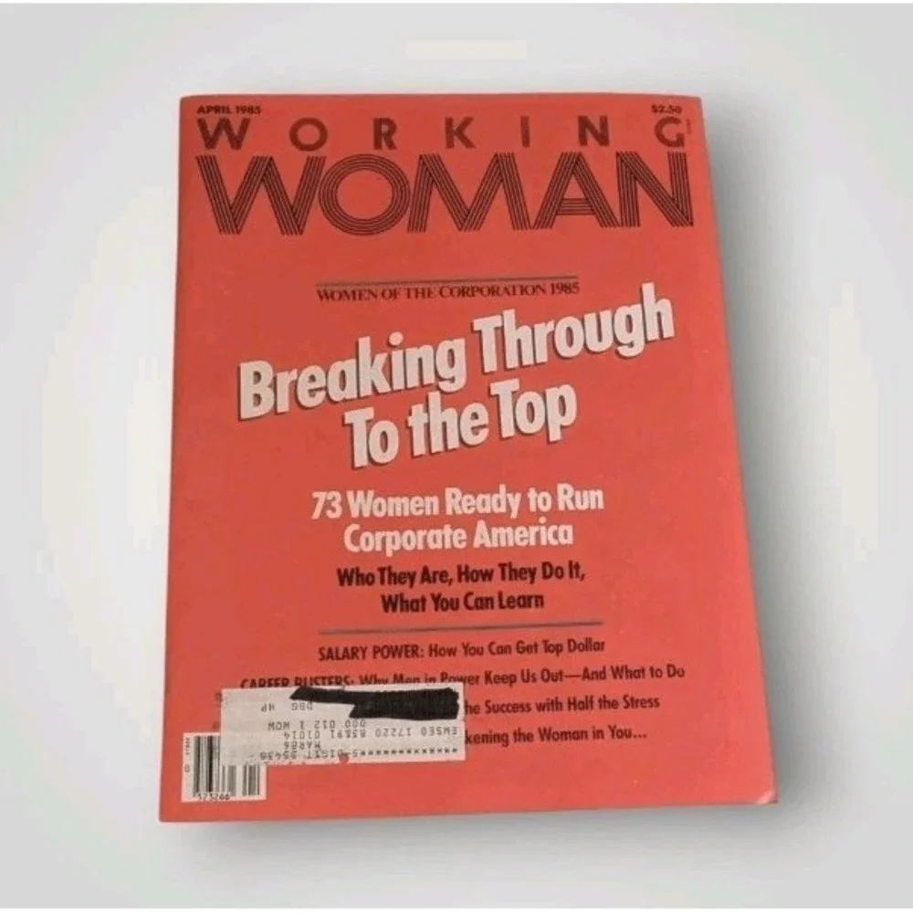 1985 Working Woman Magazine April Jazzercise Ad Career 80s Women Ephemera Vtg